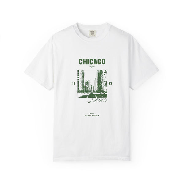 Chicago Illinois Vintage 1833 Street Photo Graphic Tee