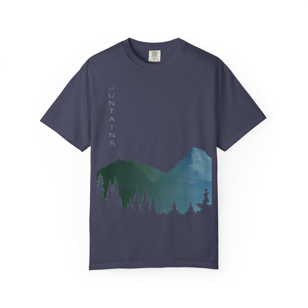 Forest Trail Cyclist Graphic Tee