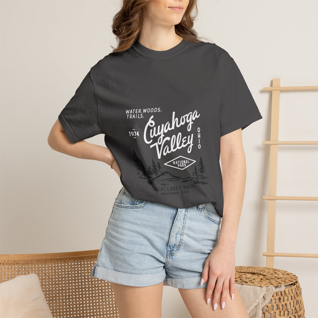 Golden Paw Print Wildlife Graphic Tee