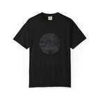 London Circular City Map Graphic Tee | Minimalist Thames River Map Design