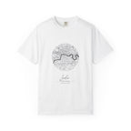 London Circular City Map Graphic Tee | Minimalist Thames River Map Design