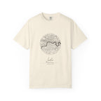 London Circular City Map Graphic Tee | Minimalist Thames River Map Design