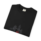 London Tower Bridge Watercolor Sketch Graphic Tee | Big Ben Red Bus Design