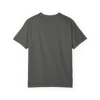 London Retro Skyline Poster Graphic Tee | Big Ben Tower Bridge Teal Design