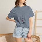 London Tower Bridge Watercolor Sketch Graphic Tee | Big Ben Red Bus Design