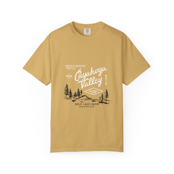 Golden Paw Print Wildlife Graphic Tee