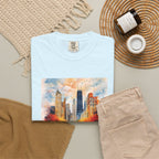 Chicago Skyline Blue Duotone Photo Graphic Tee