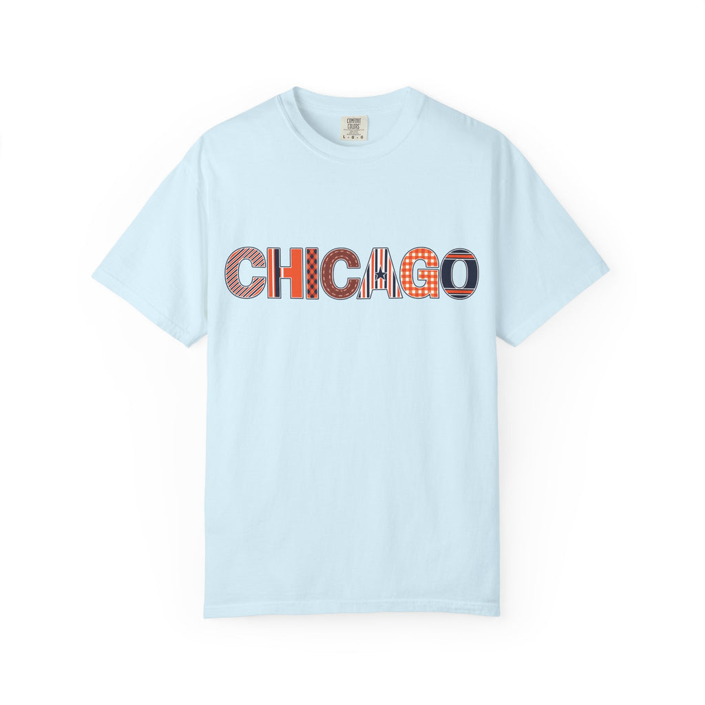 Chicago Skyline Watercolor Autumn Graphic Tee