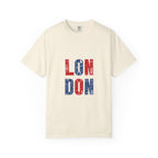London Icons Pattern Typography Graphic Tee | British Pop Culture Illustration