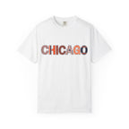 Chicago Skyline Watercolor Autumn Graphic Tee
