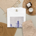 Chicago Patterned Typography Football Colors Graphic Tee
