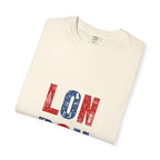London Icons Pattern Typography Graphic Tee | British Pop Culture Illustration